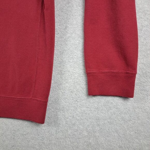 Brooks Brothers Sweater Mens L Quarter Zip Maroon Sweatshirt Pullover Casual - Picture 6 of 12